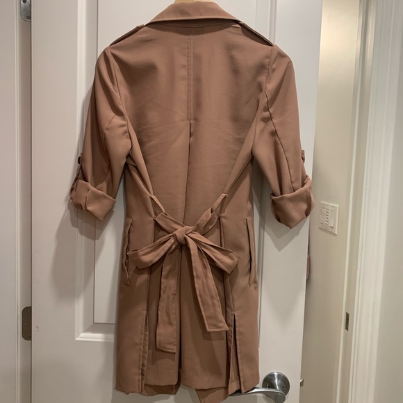 Brown Spring Wrap Jacket - Picture 7 of 11